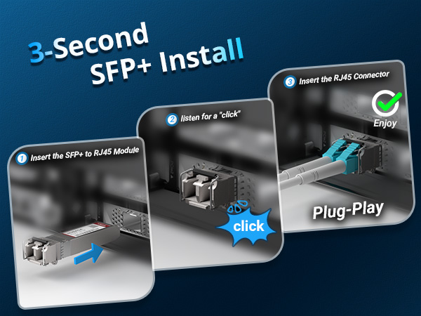 10g sfp module install
