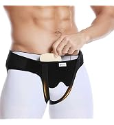 HUSETOO Hernia Belt for Men Inguinal Support - Adjustable and Breathable Truss Brace for Groin He...