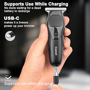 USB-C Charging & Supports Use While Charging