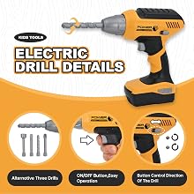 Kids tool set,tools for kids,play tools,kids drill set,toy tool box,toddler tool box,Kids electric