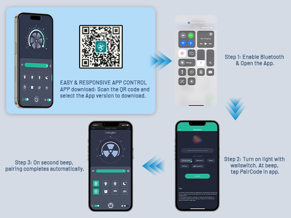 bladeless ceiling fan with light