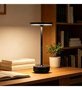 VANZBON Rechargeable Cordless Table Lamps (Black)