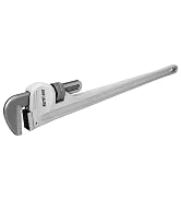 HURRICANE Aluminum Pipe Wrench, 36 Inch, Heavy Duty Adjustable Plumbing Tool, Steel Jaws, Lightwe...