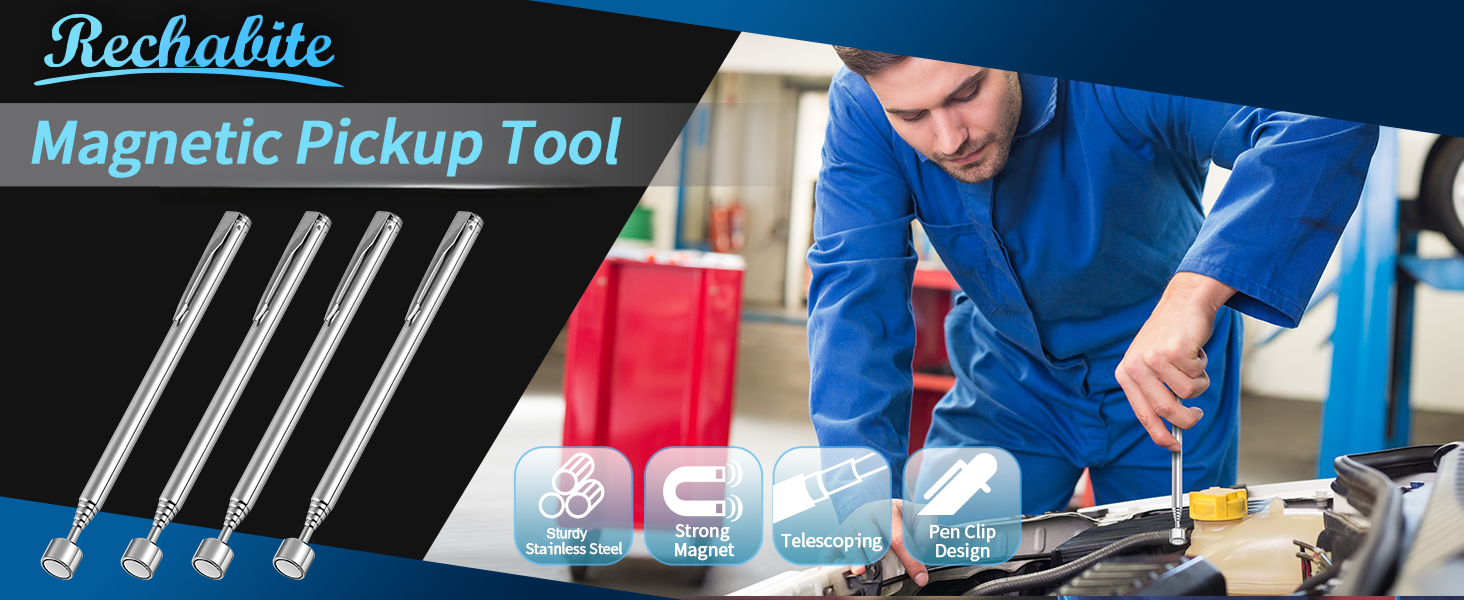 telescoping magnetic pickup tool