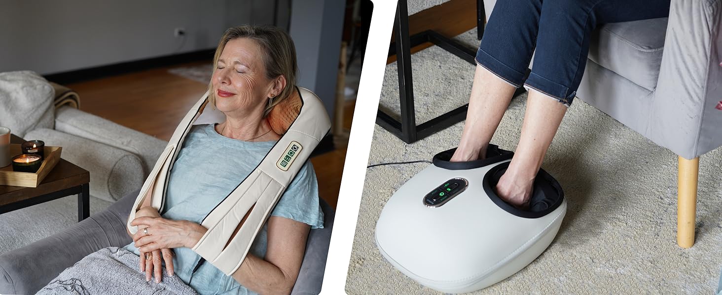 NEKTECK NECK AND FOOT MASSAGER