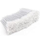 300 Pcs Disposable Mascara Wands, Crystal Spoolies Brush for Eyelash Extensions, Spooly Eyelash E...