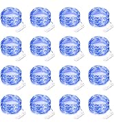 16 Pack Led Fairy Lights Battery Operated String Lights 10 Feet 30 LED Waterproof Twinkle Lights ...