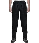 iCreek Men's Rain Pants Waterproof Zipper Pocket Windproof Hiking Pnats Lightweight Over Pants Ou...