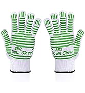 Extreme Heat Resistant Oven Gloves - EN407 Certified 932F - Cooking Gloves for BBQ, Grilling, Bak...