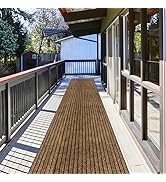 ZGR Runner Rug 2 ft x 6 ft Indoor/Outdoor Low Profile, Hallway, Kitchen, Patio, Deck Area, RV, En...