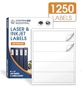 8" X 2" Laser & Inkjet Labels