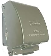 Morris 38913 Weatherproof Cover, Metal, While In-Use, 1-Gang Deep, Horizontal, 3.00-inch x 4.60-i...