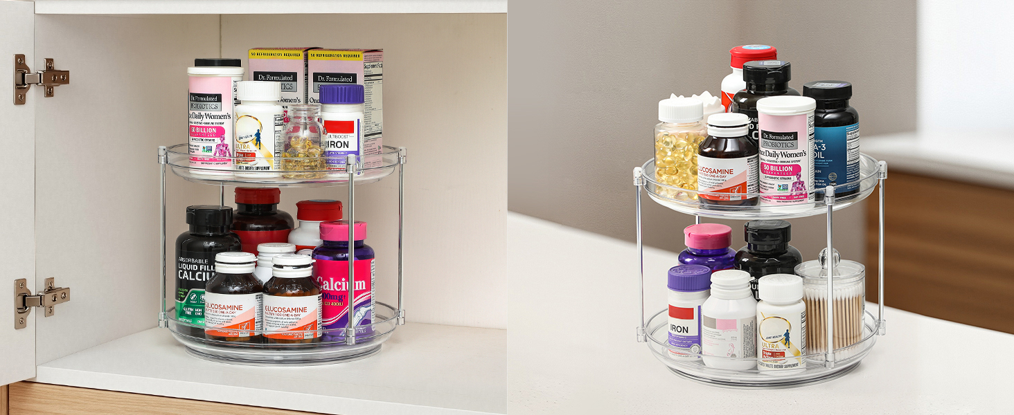 lazy susan turntable organizer