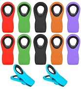 Ninth Five Chip Bag Clips, 12 Pack Foods Snacks Bag Sealing Clips Clamps, Refrigerator Magnet Cli...