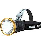 ODEAR Rechargeable Headlamp, Super Bright LED Head Lamp Flashlight Waterproof Headlight with Buil...