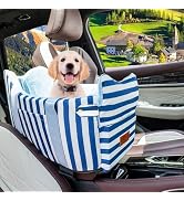 Cullaby Console Dog Car Seat - Portable Dogs Armrest Booster Seat for Small Dog, Anti-Collapse Pe...