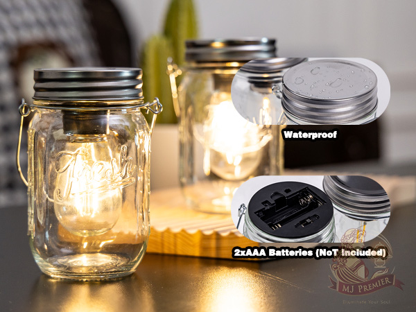 Mason Jar Lights Hanging