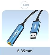 6.35mm to USB adapter