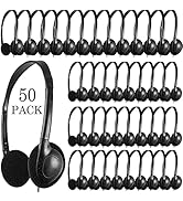 CN-Outlet 50 Packs Classroom Headphones Bulk for School Students Kids Children Toddler Boys Girls...