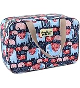 TIECHI Travel Toiletry Bag for Women Girls, Large All in One Makeup Bag Organizer, Waterproof Han...