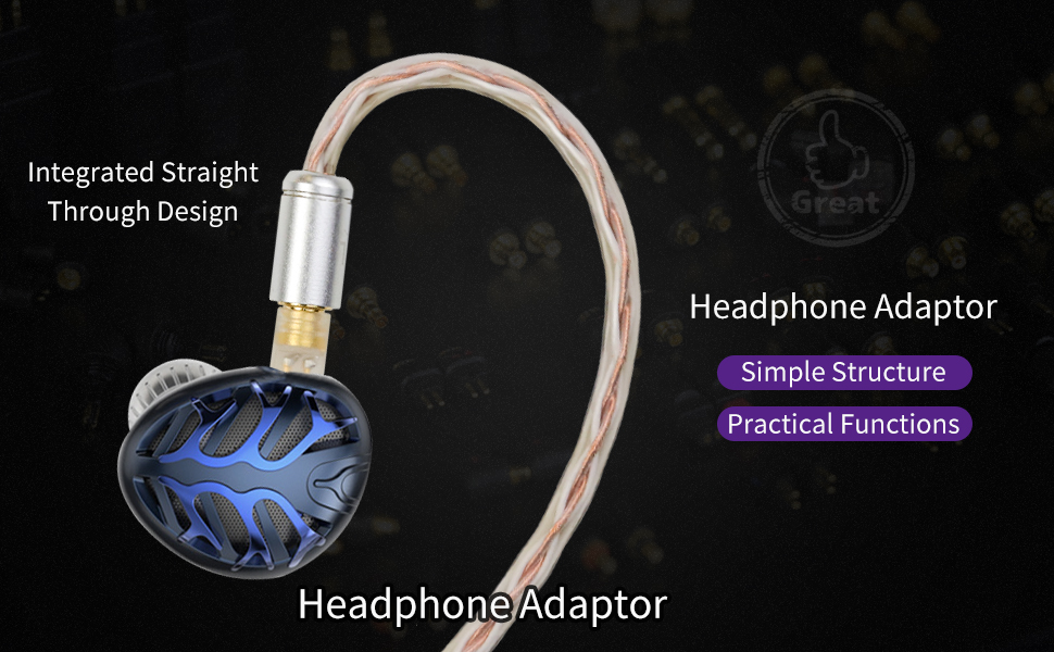 MMCX Cable Adapter to 0.75/0.78 QDC 2 Pin Work for MMCX Cable Connected to for ZSN Pro ZS10 Pro NF2u