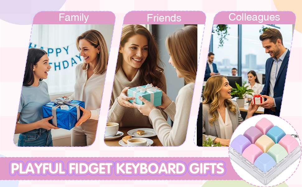 Playful Fidget Keyboard Gifts