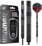 WINMAU Solaris Pro Specialist Tungsten Steeltip Darts Set with Flights and Shafts (Stems)