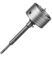 SALI Concrete Hole Saw Kits 4-1/8"(105mm) Tungsten Steel Wall Hole Cutter Drill Bit Sets with 220...