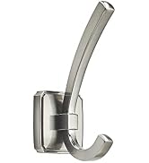 TUNNY 5 Pack Square Base Wall Hanging Coat Hook - Shiny Nickel Brushed Coat Hook Towel Robe Hook,...