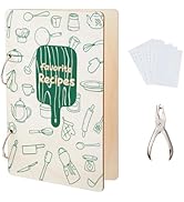 SUPERDANT Favorite Recipe Greeting Card Organizer Food Journal Keeper Kitchen Planner Card Holder...