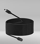 Blütezeit 17ft Solar Extension Cable for ME-MS Swing Gate Opener Systems – DC Link Harness with W...