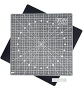 WA Portman Rotating Self Healing Cutting Mat Set - 13x13 Inch Rotating Cutting Mat for Sewing - Q...