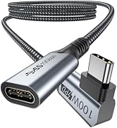 URELEGAN USB C Extension Cable 3 Feet, USB Type C Extender Cord USB 3.1(10Gbps) Male to Female Ri...