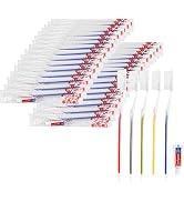 Xuezoioy Travel Toothbrushes Kit,30Pcs Travel Toothbrush Set Disposable Toothbrushes with Toothpa...