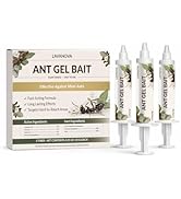 Ant Gel Bait, 3 Tubes x 10g, Ready-to-Use Ant Killer Gel for Indoor and Outdoor Use, Ant Control ...