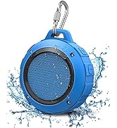 Kunodi Outdoor Waterproof Bluetooth Speaker, Wireless Portable Mini Shower Travel Speaker with Su...