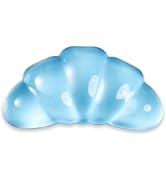 Gel Mouse Wrist Rest, Blue Croissant Mouse Wrist Support Pad, Cute Bread Silicone Wrist Cushion f...