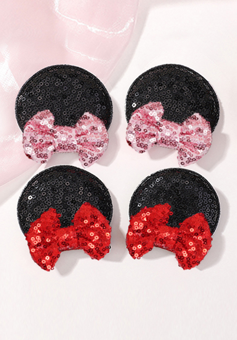 Sequin Bows Mickey mouse