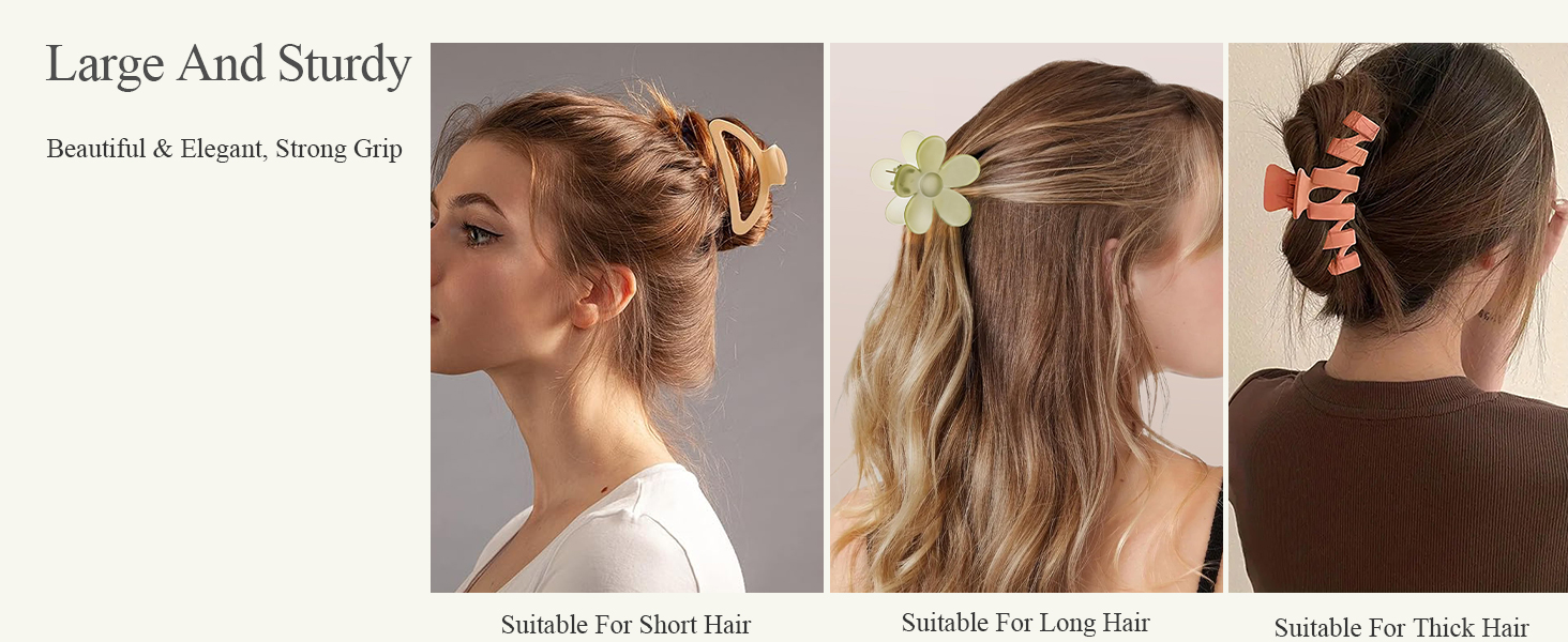 trendy claw clips flower clips small unique hair clips for women hair clips for women