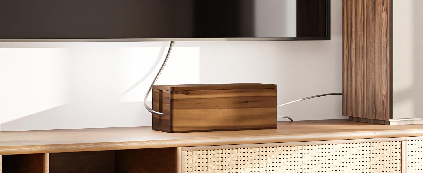 cable box under TV
