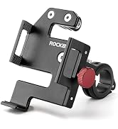 ROCKBROS Bike Phone Holder, Aluminum Bike Phone Mount Holder,Handlebar Mounted Cell Phone Holder ...
