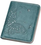 KITEVIUN Small RFID Wallet Women Ultra Thin Slim Womens Wallet Mini Compact Bifold Pocket Ladies ...