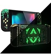eXtremeRate DIY Replacement Shell Buttons for Nintendo Switch, Back Plate for Switch Console, Hou...