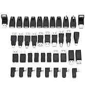 Lazmin USB Adapter Kit, 40PCS Multiple USB2.0 Adapter Converter Connectors, Compatible USB1.1/1.0