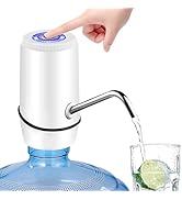 Water Dispenser for 5 Gallon Bottle, Electric Water Pump for 5 Gallon Jug with Switch and USB Cha...