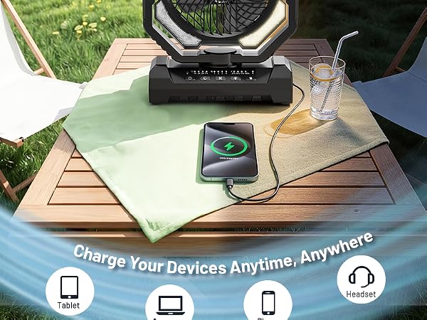 portable misting fan rechargeable