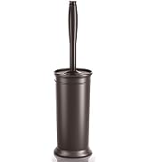 UPTRONIC Toilet Brush, Toilet Bowl Brush with Extra Long Handle Durable Bristles Toilet Scrubber ...