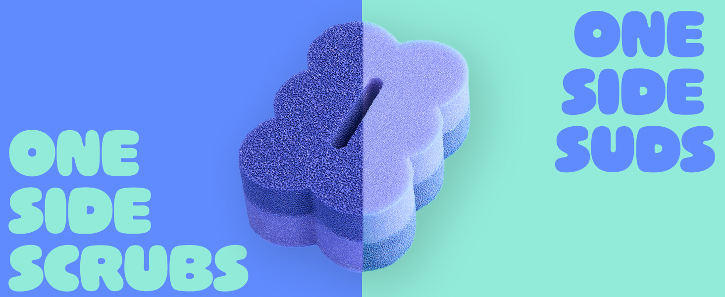 One Side Scrubs, One Side Suds