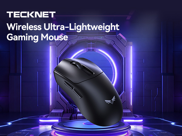 TECKNET Wireless Ultra-Lightweight Gaming Mouse
