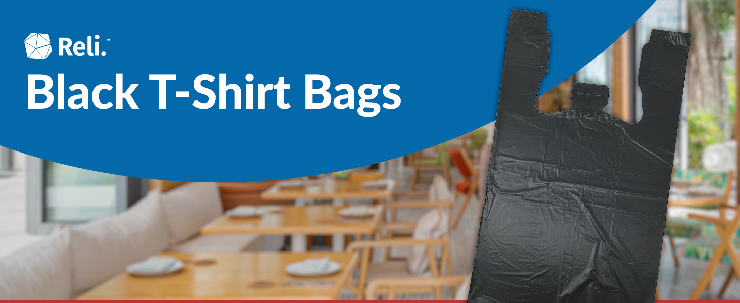black t shirt bags